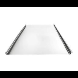 Profil FALZ z podwójnym rąbkiem stojącym - Stal nierdzewna - AISI 304 2B – MATT - Obraz 1