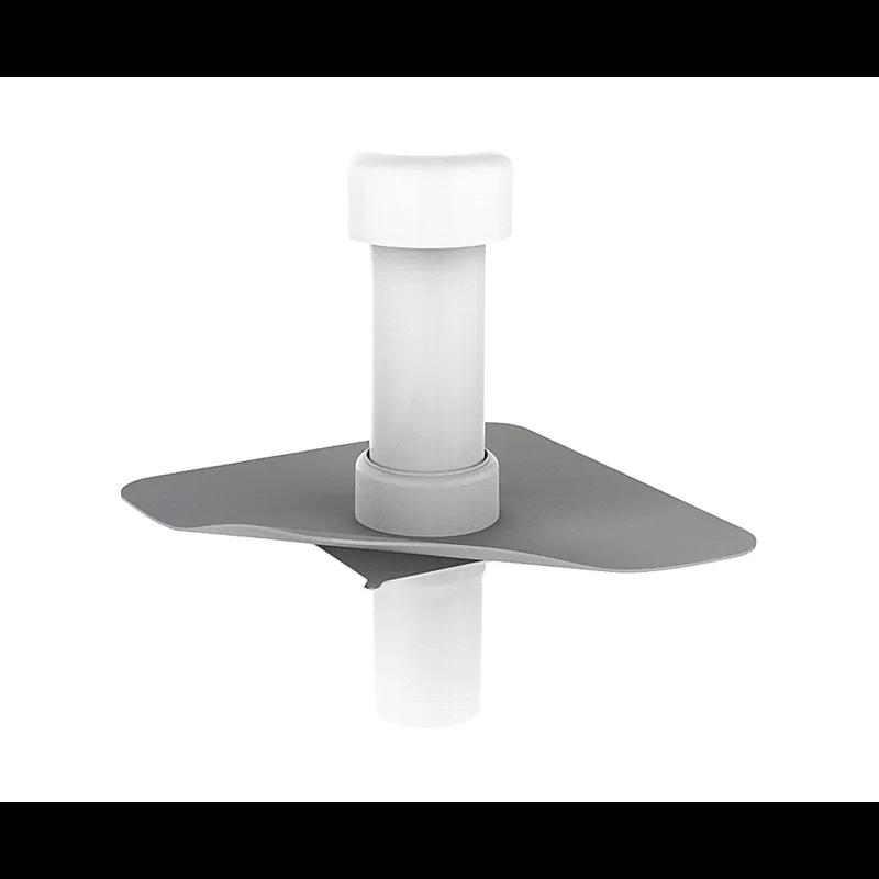 PVC wentylacja kanalizacji z kołnierzem - PVC - Biały - Obraz