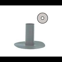 PVC Zamknięta tuleja okrągła - PVC - Szary - Obraz 1