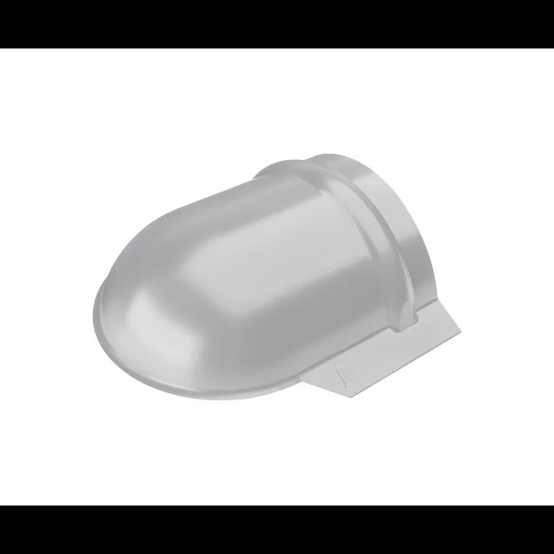 Zakończenie gąsiora zaokrąglone - Aluminium powlekane - Srebrny - Obraz