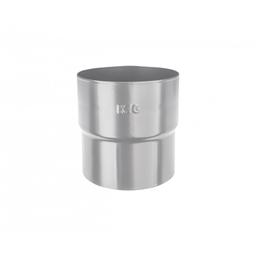 Łącznik rury spustowej mufa - Ocynkowana stal powlekana - Srebrny - Obraz 1